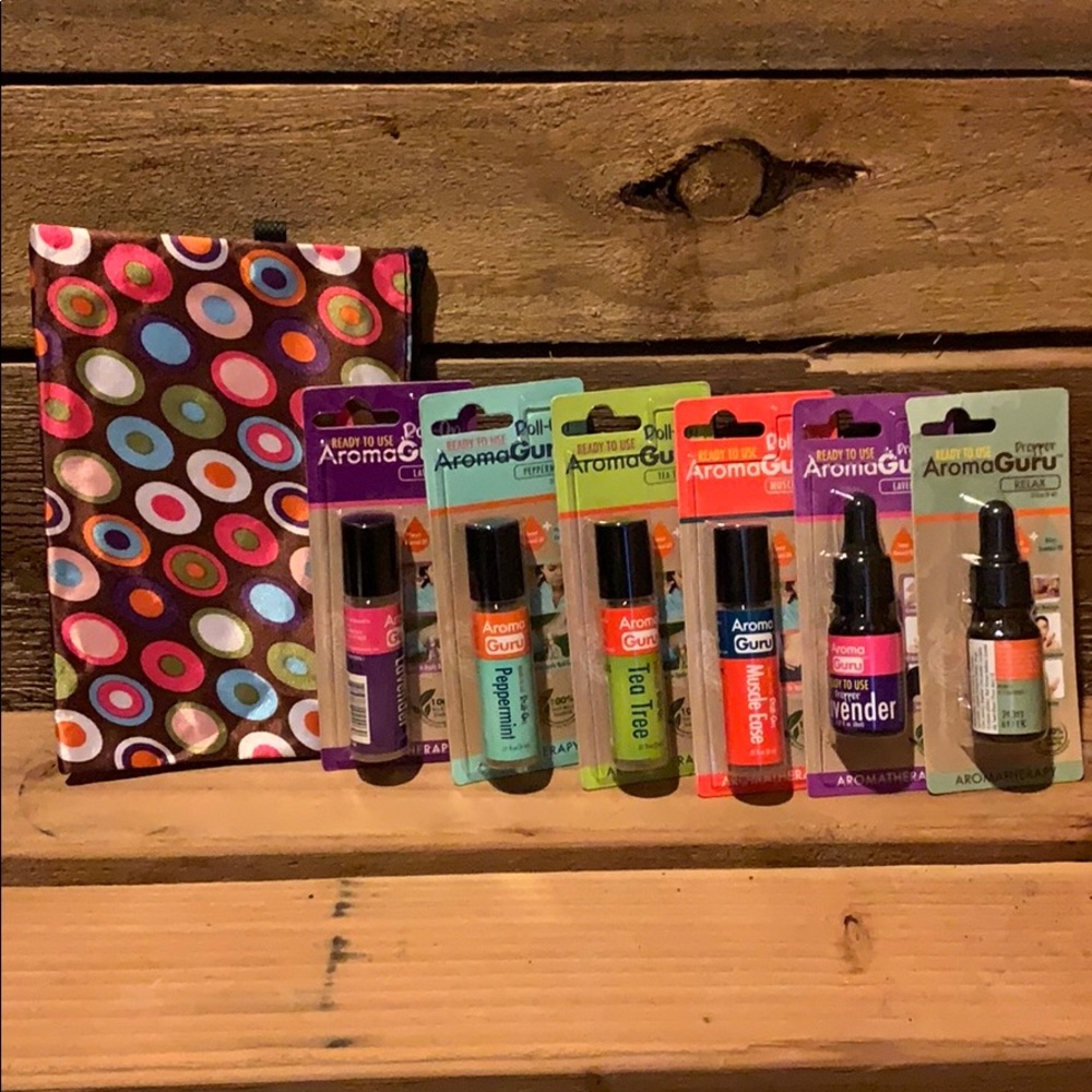 NWT! Complete set Aroma Guru essential oil rollers